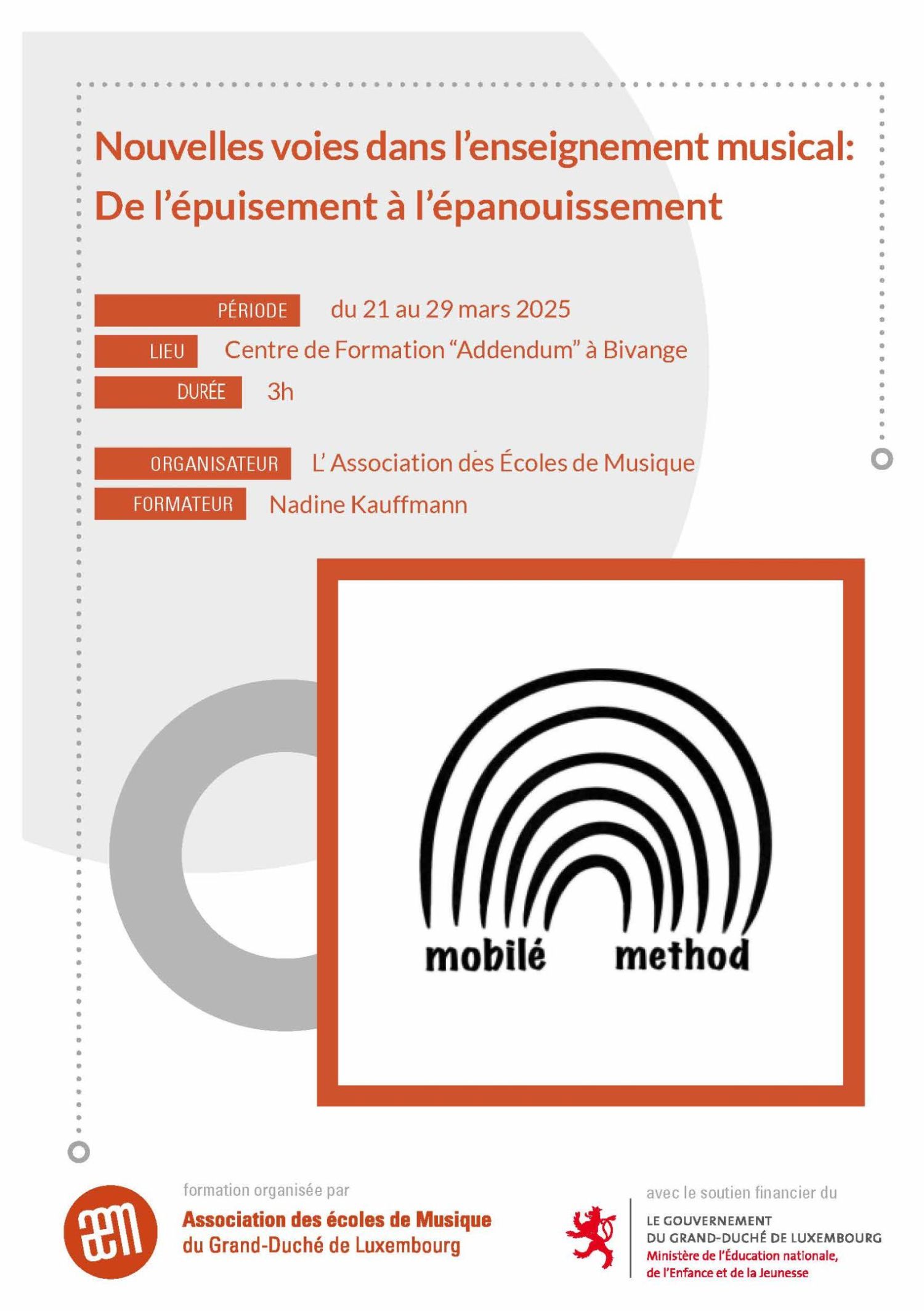 Nouvelles voies dans l’enseignement musical: De l’épuisement à l’épanouissement